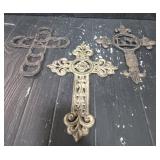 (3) Cast-Iron Crosses