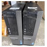 (2) Dell Optiplex 3020 Computers