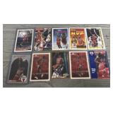 (10) Bulls Michael Jordan Card Lot