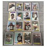 (16) 1970s - 80s NFL Football Star Cards