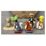 (3) Sets of Cartoon/Animal Salt & Pepper Shakers