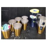 Aluminum Cups & Pitcher