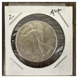 1941 D Standing Liberty Silver Half Dollar