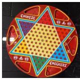 Vintage Metal Chinese Checkers Game