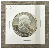 1961 Liberty Silver Half Dollar