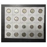(20) Silver Washington Quarters #1: 90% Silver