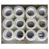 (12) Rolls Packing Tape - 110 Yards Each