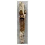 Signed 1974 Russell Greer Indian Wood Carving