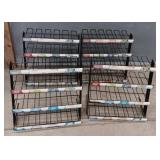 (4) Metal Display Racks