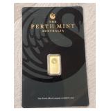 1-Gram Gold Bar Perth Mint Australia