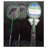 (4) Lite Up Badminton Rackets