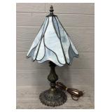 Lamp w/ Stained Glass Lamp Shade