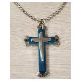 Stainless Steel Cross Pendant w/ Chain