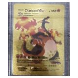 Gold Charizard Pokemon Card