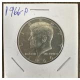 1966 Kennedy Half Dollar 40% Silver #1