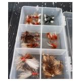 Variety of Vintage Hand Tied Flys
