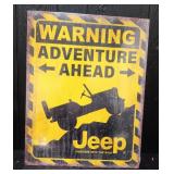 Jeep Tin Sign