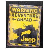 Jeep Tin Sign