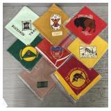 (8) Assorted Boys Scouts Bandannas/Scarves
