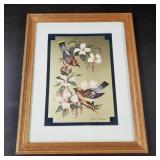 William J Whiteside Foil Bird Picture