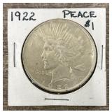 1922 Silver Peace Dollar #3