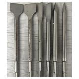 (6) Rotary Hammer Drill Chisel Bits