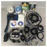 Assortment of Electronics & Cords
