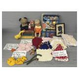 Collection of Vintage Kids Toys and Books