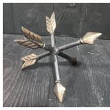 Vintage Cast-Iron Arrows Desk Decor