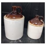 (2) Antique Moonshine Jugs