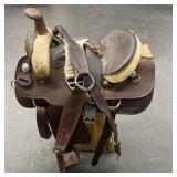 15.5' Tex Tan Roping Saddle