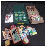 Variety of Vintage Boy & Girl Scouts Accessories