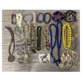 Assortment of Beaded Jewelry & Other