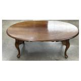 Wooden Oval Coffee Table