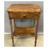Wooden End Table w/ Drawer