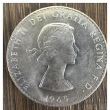 1965 Winston Churchill British Crown Coin