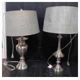 (2) Table Lamps With Shads