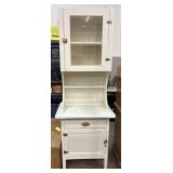 Wooden White 2-Pc Kitchen Cabinet