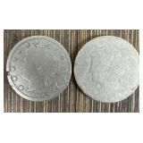 (2) 1908 & Cull Silver Barber Nickels