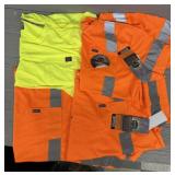 (4) Buffalo & Wrangler Hi Vis T-Shirts #1