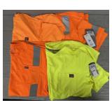 (4) Buffalo & Wrangler Hi Vis T-Shirts #2