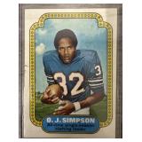 1974 Topps OJ Simpson Card