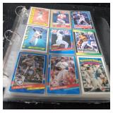 Binder With Baseball & Football Cards