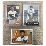 (3) Willie Mays Cards
