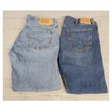 (2) 501 & 512 Levi's