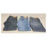 (2) 501 & (1) 569 Levi's