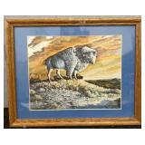 Framed Buffalo Print