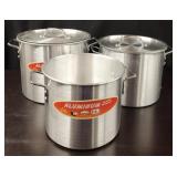 (3) Tamale Aluminum Steamer