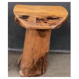 Wood Log Saddle Stand