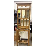 Wooden Hallway Coat Rack & Umbrella Stand